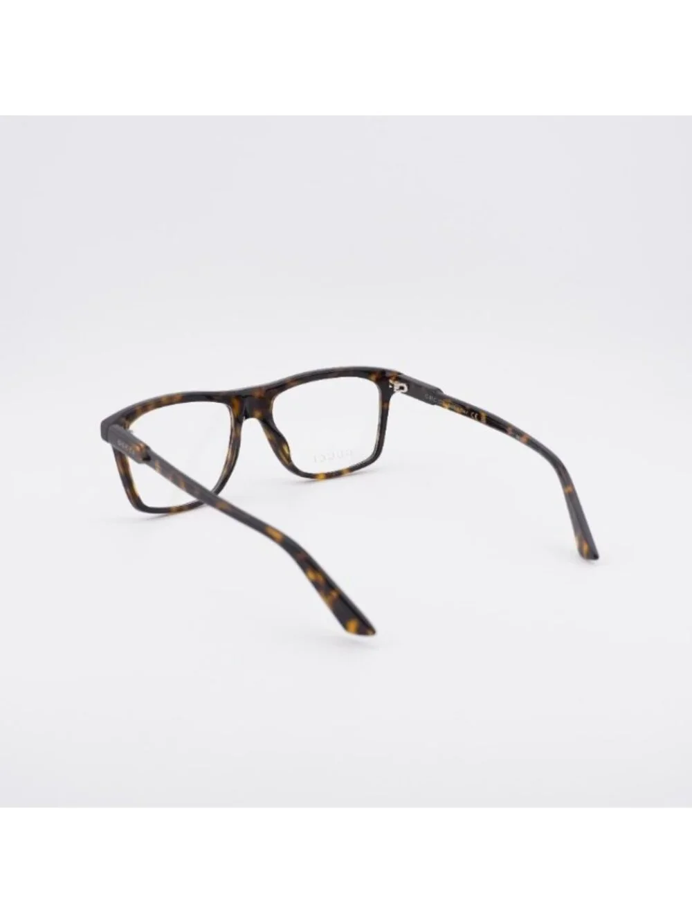 Gucci GG1820O 002 Eyeglasses Havana 55mm Square Frame